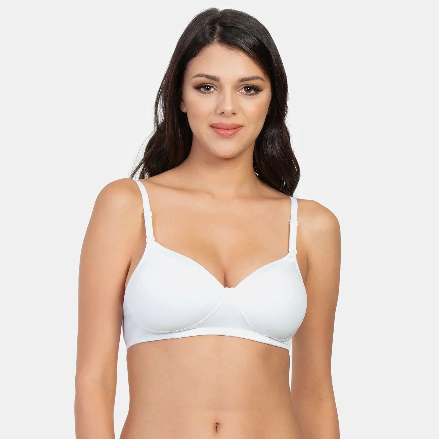 Women's T-Shirt Bra Set - Cotton Blend, Lightly Padded (4-Pack)