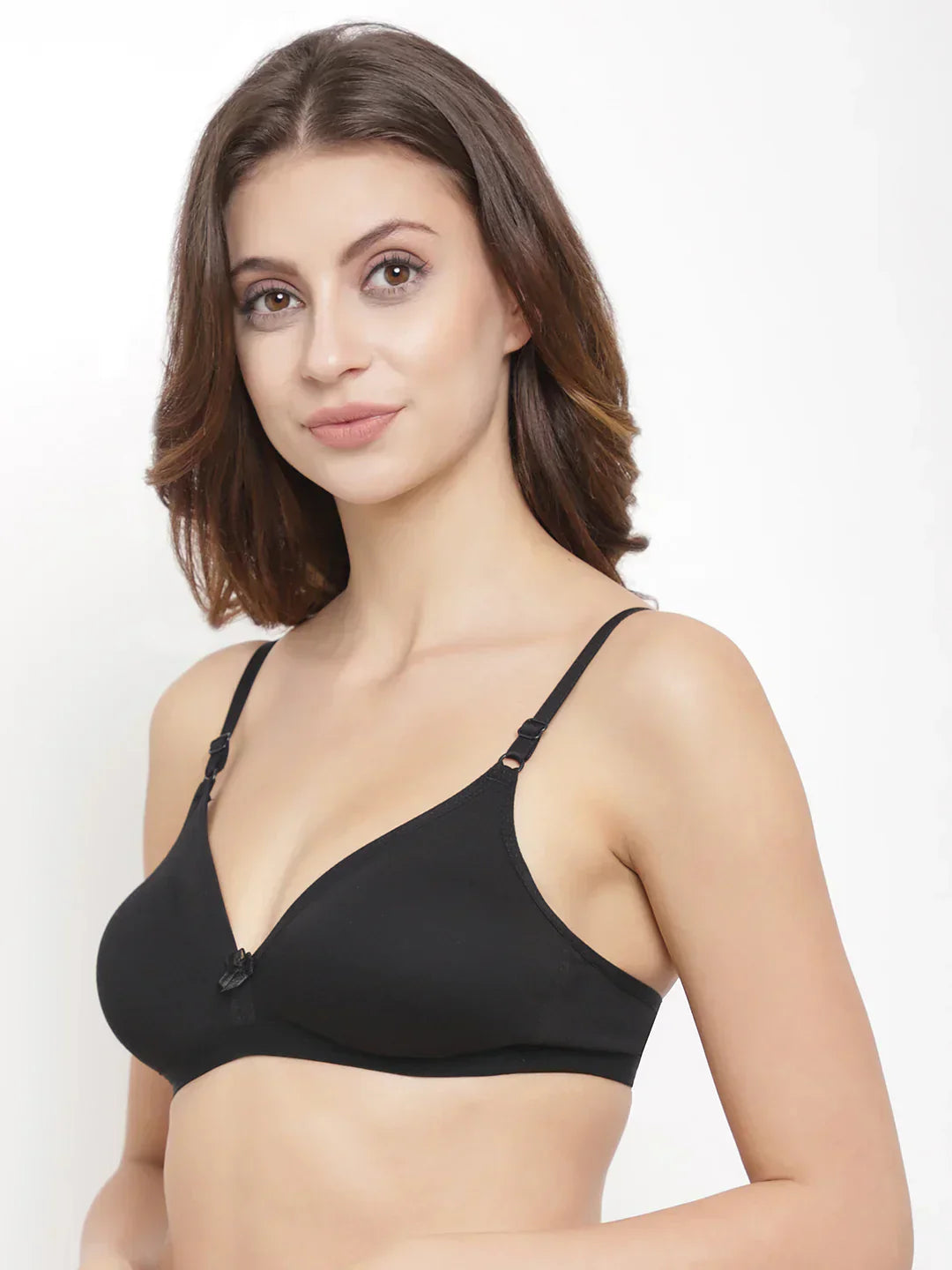 Pack of 3 Women’s Non-Padded Wirefree Cotton Blend Bras